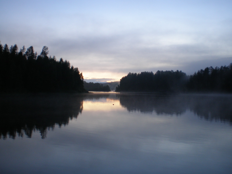 Mitternacht am Klaraelven