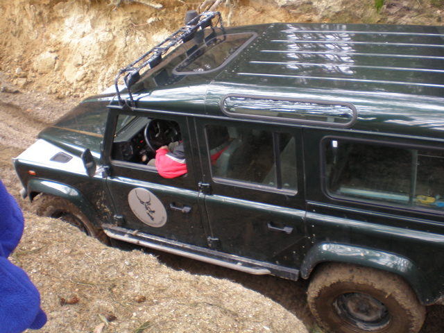 Landy in der Grube